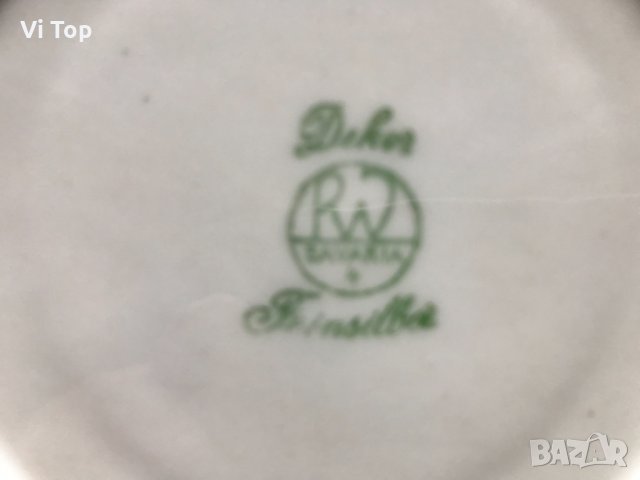 Немски костен порцелан посребрен ,1900г , снимка 6 - Сервизи - 34293935