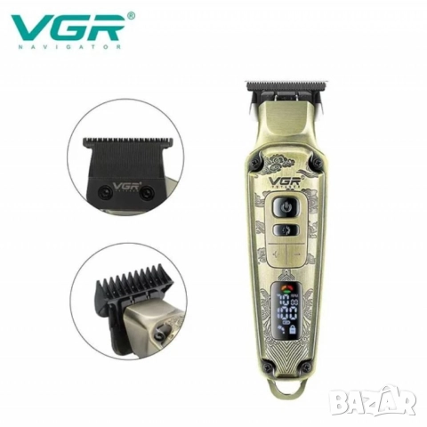 Професионален комплект за подстригване VGR V-643 – Всичко, от което се нуждаете за перфектен стил у , снимка 5 - Тримери - 52133679