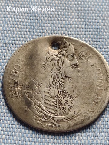 Сребърна монета 15 кройцера 1662г. Леополд първи Кремниц Унгария 12230, снимка 4 - Нумизматика и бонистика - 42900643