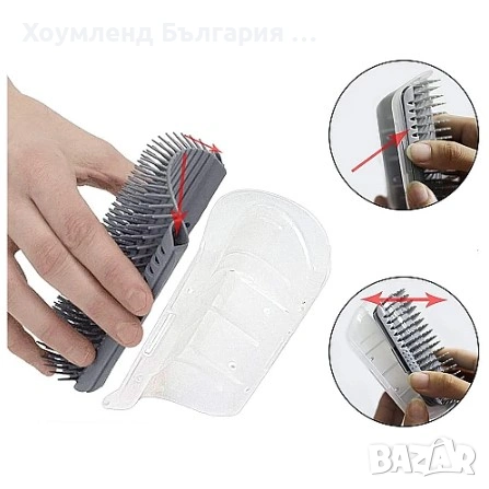 Четка 2в1 чесалка и гребен за котка, снимка 7 - За котки - 54344685