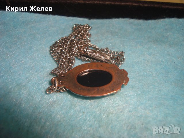 КАМЕЯ СТАР ВИКТОРИАНСКИ ПЕНДАНТ АНГЛИЯ ПОСРЕБРЕН МЕДЕН МАЙСТОРСКА ИЗРАБОТКА ВИНТИДЖ БИЖУ 26919, снимка 7 - Антикварни и старинни предмети - 34895423