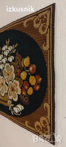 Голямо стенно пано от вълна, ръчно, снимка 6 - Декорация за дома - 47895480