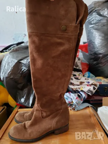 Franco Sarto дълъг ботуш от естествен велур