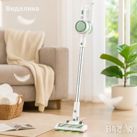 Безжична прахосмукачка Solac Turbobat Power - С HEPA филтър и LED четка, снимка 3 - Прахосмукачки - 52939261