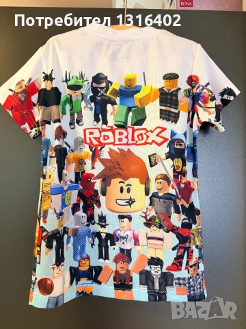 Детска тениска Roblox, размер 140см, снимка 3 - Детски тениски и потници - 52019718