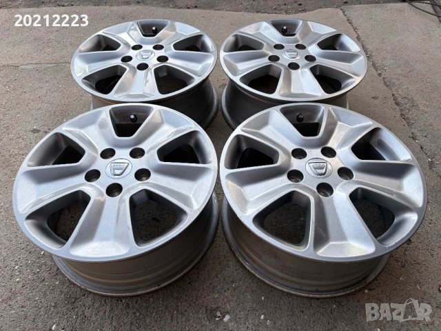 4 броя алуминиеви джанти за Dacia Duster 16, снимка 2 - Гуми и джанти - 54238664