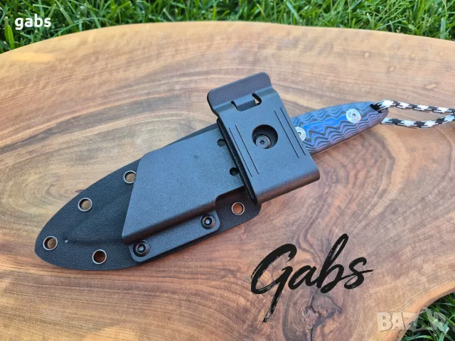 Нож с фиксирано острие FOX Knives FX529,фултанг с тактическа кания, снимка 12 - Ножове - 55922510
