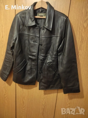 Дамско кожено яке, снимка 2 - Якета - 53972836