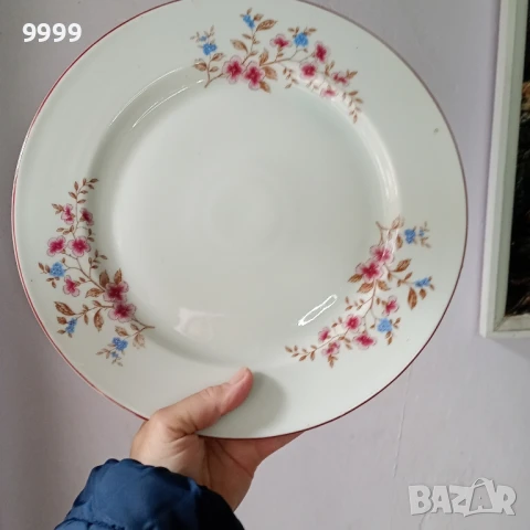 Порцеланова тортена чиния , снимка 2 - Сервизи - 50447466