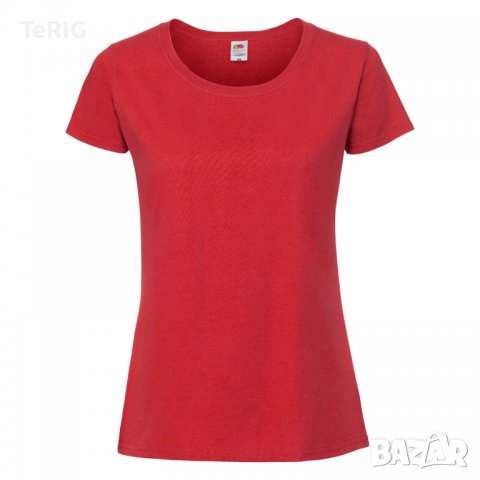 ТЕНИСКА ДАМСКА RINGSPUN PREMIUM Fruit of the Loom, снимка 5 - Тениски - 39212472