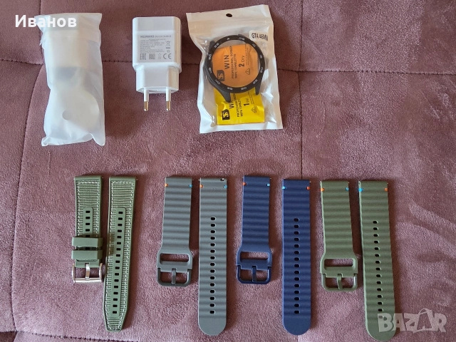 Като нов! Смарчасовник Huawei GT 4 Green 46 mm, снимка 8 - Смарт гривни - 52882091