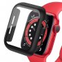 Матов Кейс + Стъклен Протектор за Apple Watch 6 SE 5 4 40mm 44mm 3D 5D, снимка 6