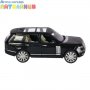 Метален джип със зук и светлини Range Rover черен 1/24, снимка 5