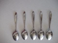 Лот от 5 бр. лъжици съветски, снимка 3