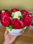 Кашпи със седем сапунени рози , снимка 6