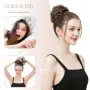 Еластичен кок Messy Bun с вълни/къдрици 38 г, тъмен кафяв, снимка 6
