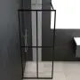 vidaXL Параван за баня, прозрачно закалено стъкло, 90x195 см, снимка 3
