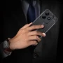 Xiaomi Redmi Note 14 4G Удароустойчив Litchi Skin Калъф и Протектор, снимка 2