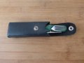 Джобно ножче 6 инструмента с виличка зелено с калъф Буковец, снимка 12