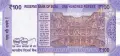 ⭐ Индия 2021 100 рупии UNC нова ⭐, снимка 3