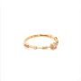 Златен дамски пръстен 1,09гр. размер:56 14кр. проба:585 модел:20049-3, снимка 2