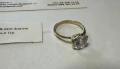 Златен пръстен 2.1гр - Размер - 54 , снимка 3