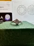 Сребърен пръстен с мойсанит (Диамант) 0.5 карата, снимка 4