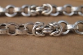 Мъжки сребърен ланец/синджир, снимка 4