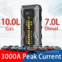 Най-мощен Бустер/Джъмп/Power bank .  стартер за Автомобили с Пиков Ток 3000A и Капацитет 74000mWh., снимка 2