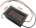 Цифров LED волтметър за вграждане 4.5-30V DC, снимка 4