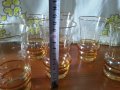 Ретро стъклени чаши гравирани , снимка 4