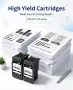 Нови Canon 540XL Black съвместими касети, 2 x PG-540XL за Pixma MG/MX/TS принтер тонер мастило печат, снимка 3