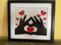 Подарък за осми март. Ръчно изработена картина- гоблен , снимка 2