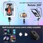Нов Селфи стик  трипод статив 54" с LED светлина и Bluetooth дистанционно, снимка 6