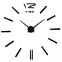 3D Стенен светещ модерен часовник - BLACK, Home Decor Clock 3D, DC-162, снимка 1 - Художествена литература - 44465619