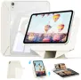 Нов Магнитен калъф за iPad Air 11 M4 M3 M2 Air 5 Air 4 стойка 20+ позиции бял Защита таблет Айпад, снимка 1