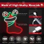 Коледна LED неонова табела WingFly, с USB захранване (коледен чорап), снимка 6