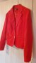 Разкошно червено кадифено сако, снимка 4