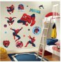 Спайдърмен Spiderman Пози стикер постер лепенка за стена и мебел детска стая самозалепващ