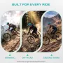 Нова MTB велосипедна каска за възрастни с козирка и вентилация M/L Защита колело велосипед, снимка 6