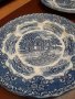 Порцелан чиния с маркировка Stafforgshire, снимка 1 - Чинии - 36805273