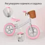 Детско баланс колело с кошница – леко, удобно и регулируемо, 2–4 години, розово, снимка 2