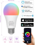 LUTW Интелигентна електрическа LED крушка, E27 с промяна на цвета,съвм. Amazon Alexa,Google Home, 9W, снимка 4