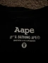 BAPE GOLD FOIL APE FACE LOGO TEE BLACK, снимка 4
