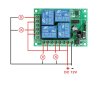 Четириканално реле 12V - 220V + дистанционно управление, реле модул, снимка 3