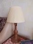 Дизайнерска настолна /нощна/ лампа със стойка от бряст, снимка 1