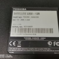 Лаптоп Toshiba Satellite C850 C855 L850 L850D L855 L855D White капаци, снимка 9 - Части за лаптопи - 39592871