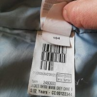 ДЕТСКО ЯКЕ ЗА ПРЕХОДИ В СНЯГ SH100 WARM, ЗА МОМЧЕ, 12 ГОДИНИ, СИВО QUECHUA, Decathlon, снимка 4 - Детски якета и елеци - 29116122