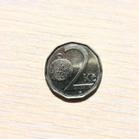 Монета "2 крони - Чехия" 2013 г., снимка 1 - Нумизматика и бонистика - 30417746