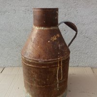 стар гюм за мляко - метален - 8 литра , снимка 2 - Антикварни и старинни предмети - 34996326